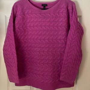 Talbots purple sweater